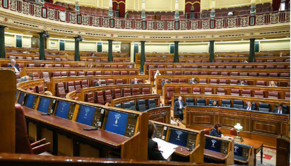 El Congreso partidocrático, casi vacío, aprueba prorrogar el estado de alarma hasta el 11 de abril en España