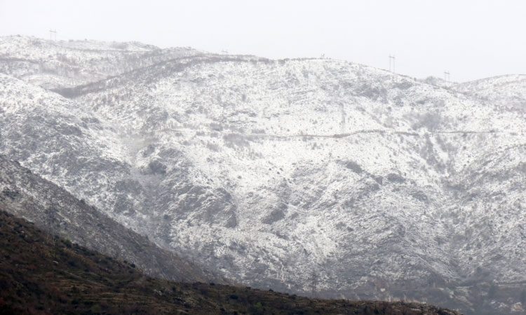 Snow in the hills