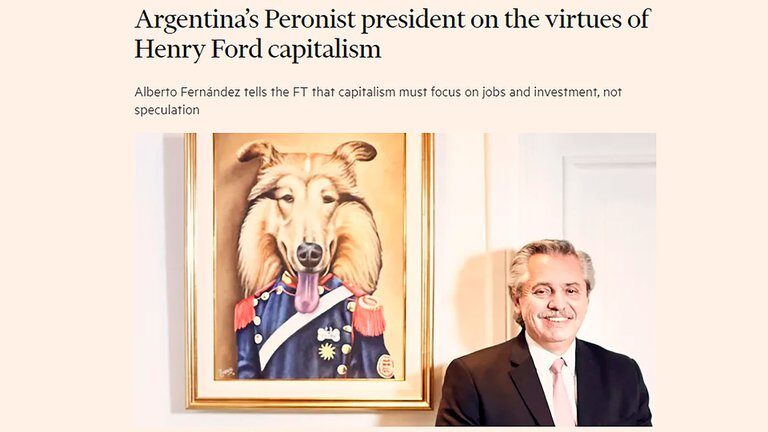 El muñeco de las élites Alberto Fernández dice al Financial Times que 