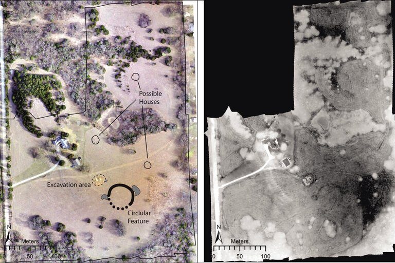 Drones revelan nuevas huellas de una ciudad ancestral en Kansas, EE.UU.