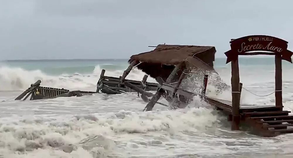 Tormenta Tropical Gamma Causa Estragos A Su Paso Por M Xico Cambios