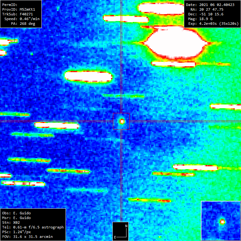 Clic para aumentar Comet C/2021 K2 (MASTER)