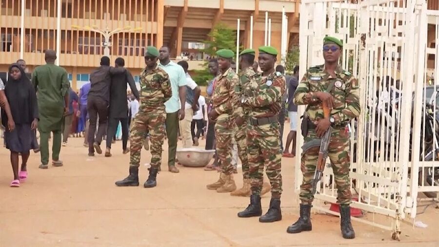 Efectivos de la junta militar de Niger