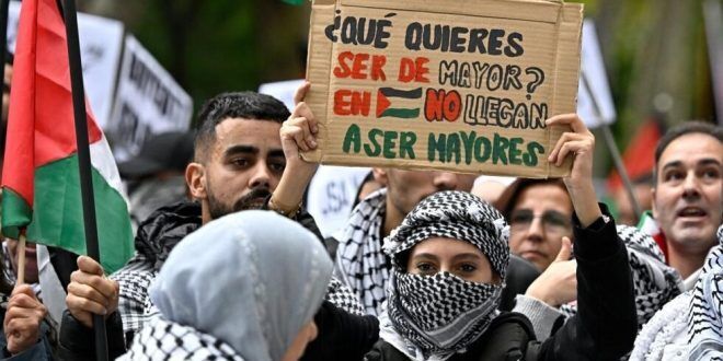protestas espana pro palestina