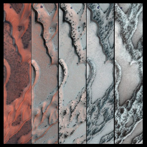 Marte muestran derretimiento1