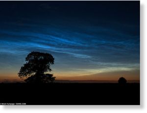 Noctilucent clouds in england