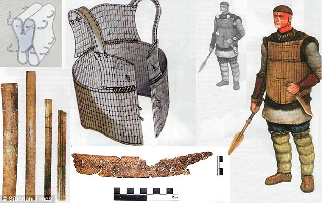 bronze age bone armour siberia