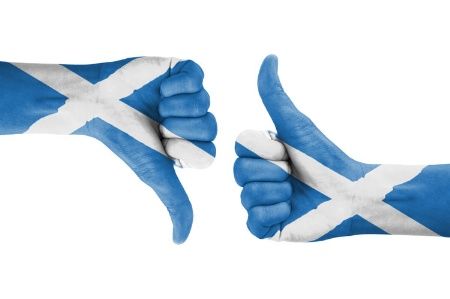 scotland thumb up