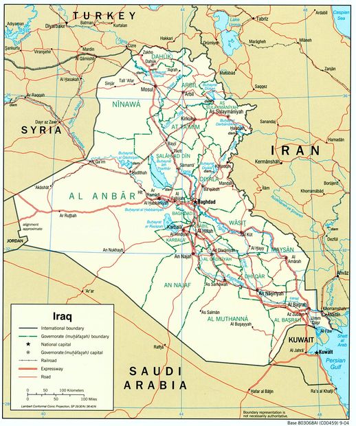 Irak_mapa