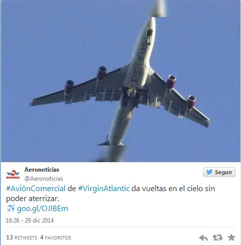 avión Virgin Atlantic