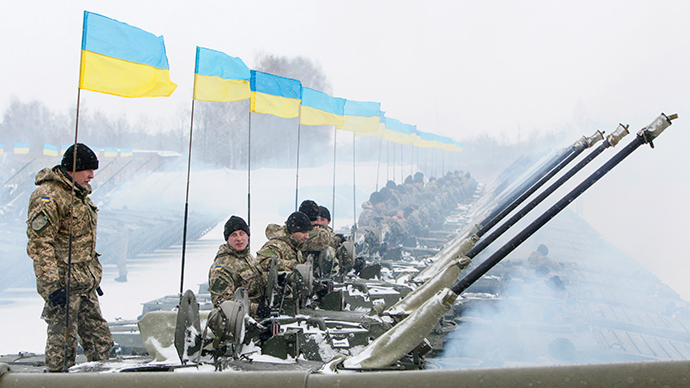 Ukrainian servicemen