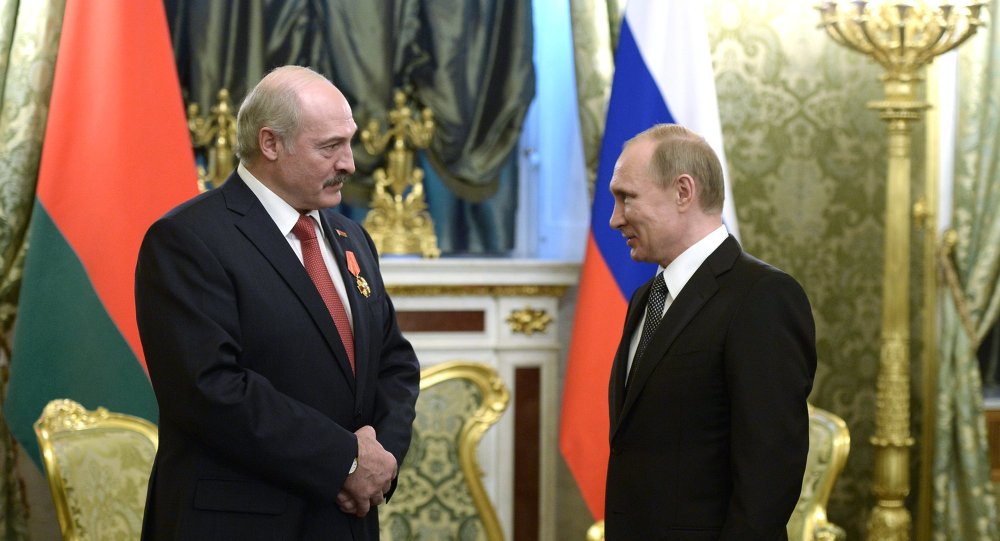 Alexandr Lukashenko y Putin