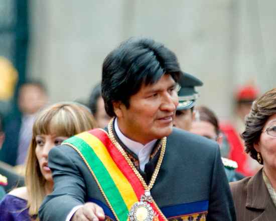Evo Morales Präsident Boliviens