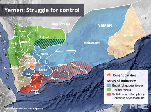 Estadounidenses, británicos y saudíes frustran la Libertad y la Democracia en Yemen - otra vez