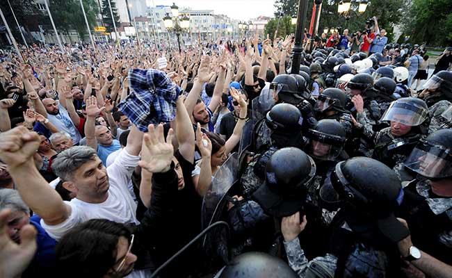 Macedonia protestas protests
