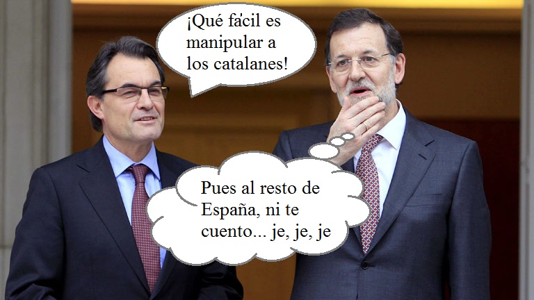 Mas y Rajoy