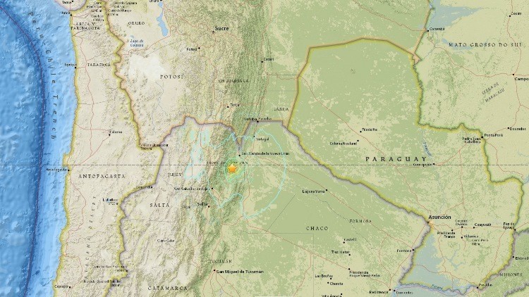 terremoto earthquake argentina