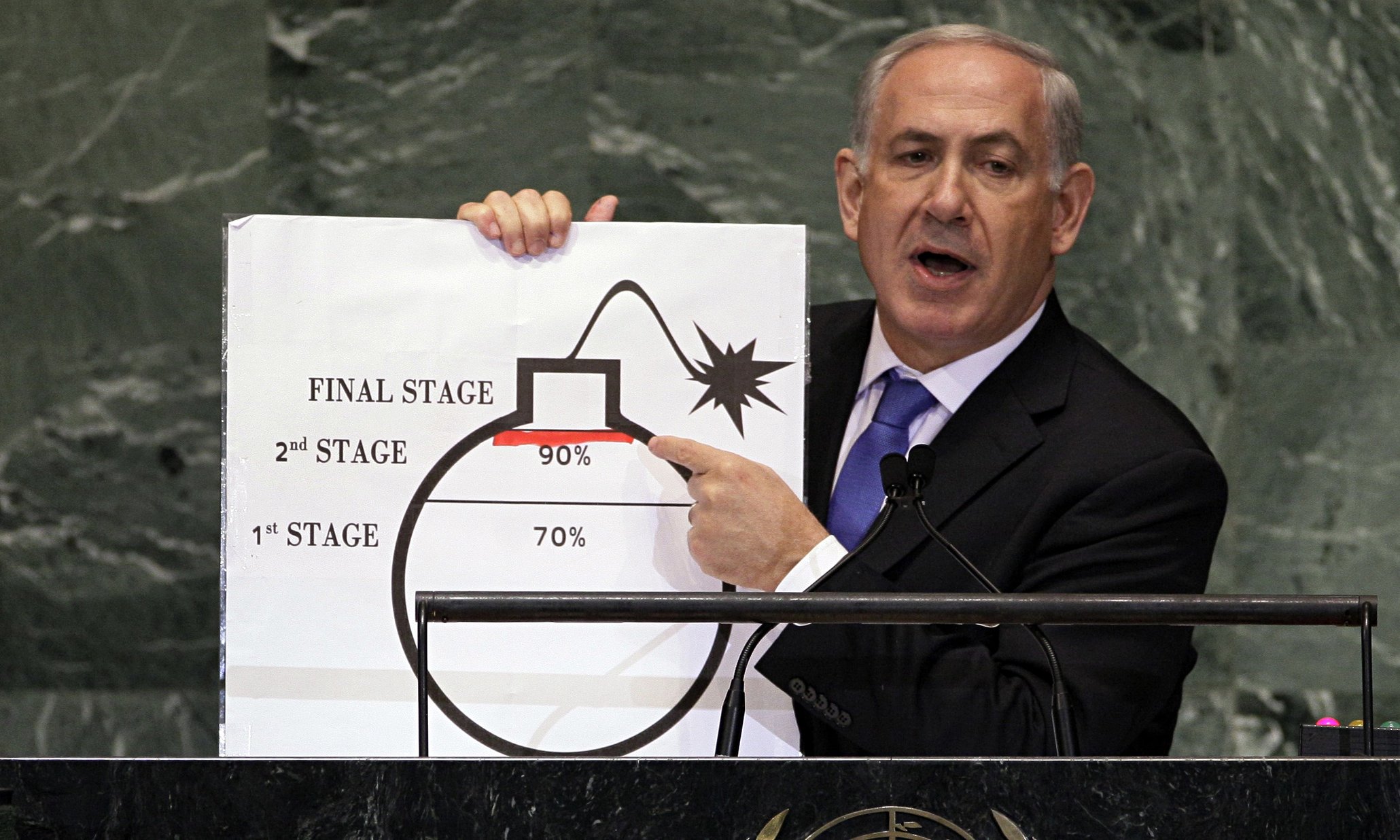Netanyahu Bombe Iran