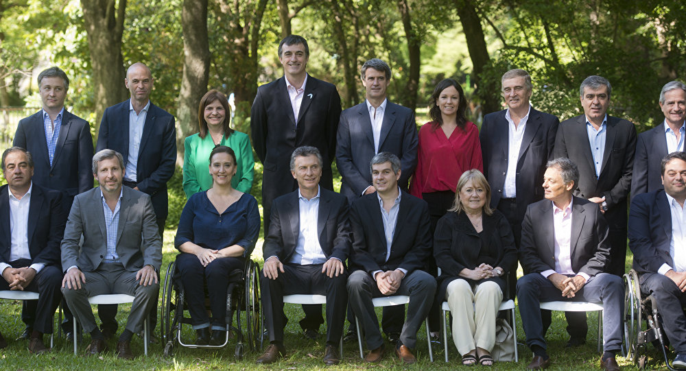 argentina presidente gabinente cabinet 