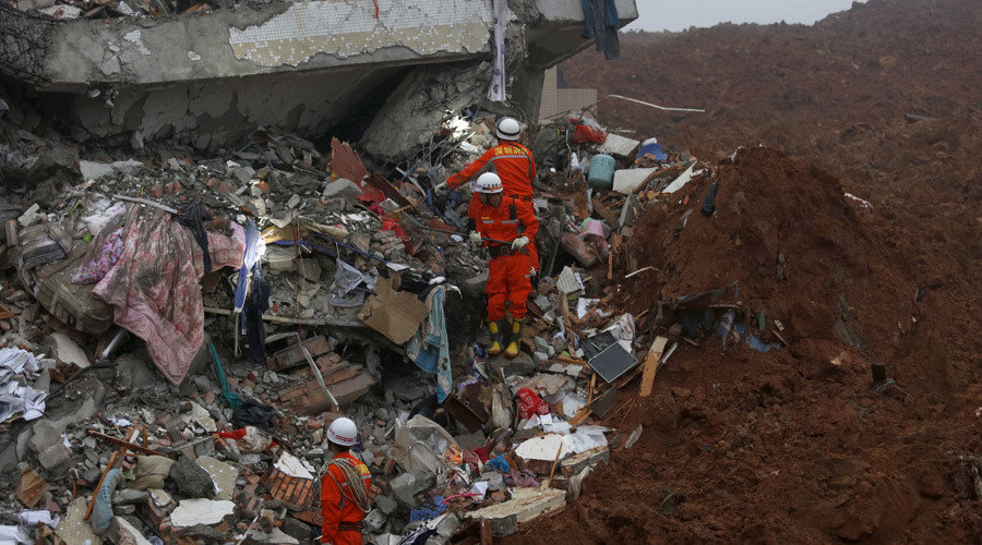 shenzhen china landslide