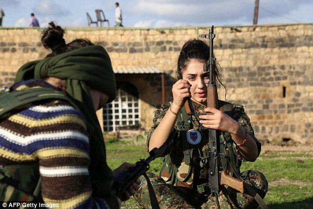guerreras sirias