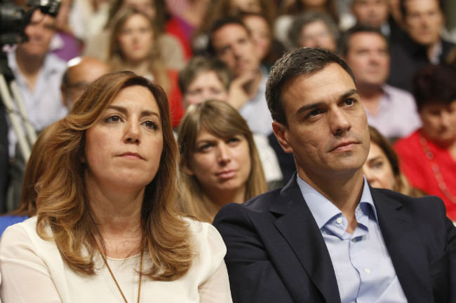 Susana Díaz y Pedro Sánchez