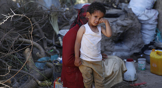 Niños yemenies Arabia Saudta