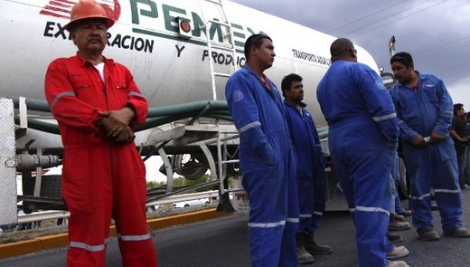 trabajadores Pemex mexico estatal petroleo