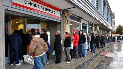 Parados en España oficina desempleo