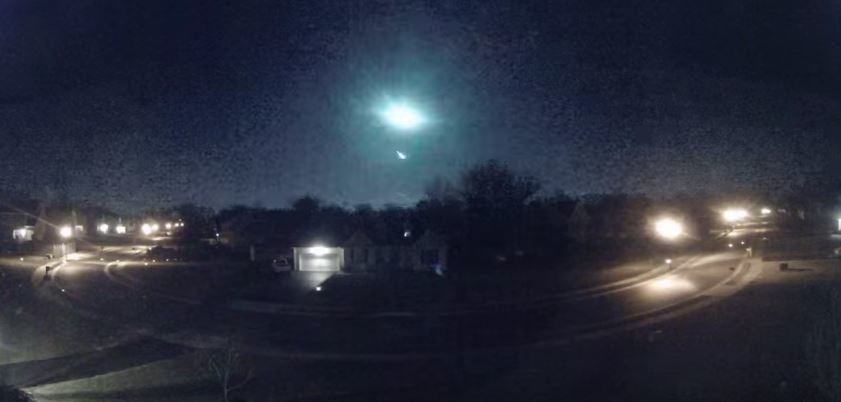 meteor fireball over Delaware