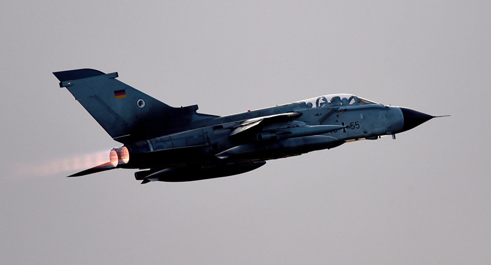 Jet de combate Avión Tornado de las Fuerzas Aéreas de Alemania