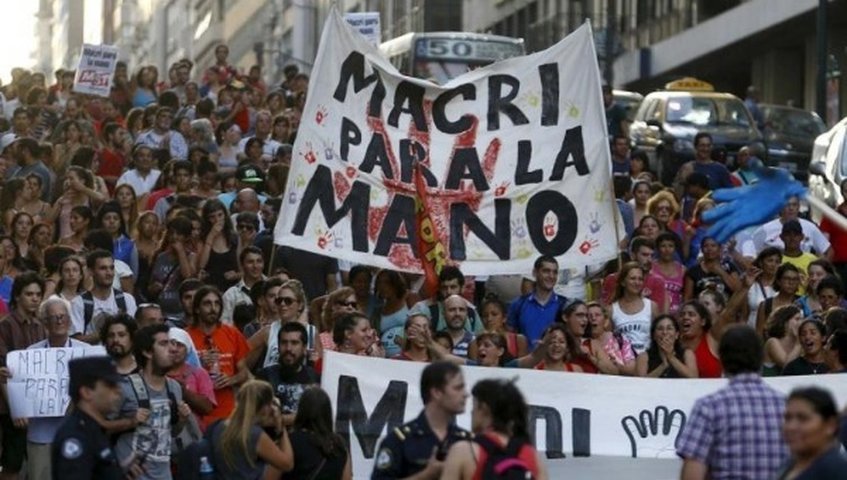 protestas trabajadores Argentina