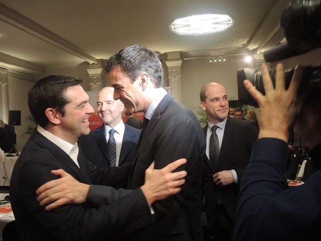 Alexis Tsipras y Pedro Sánchez