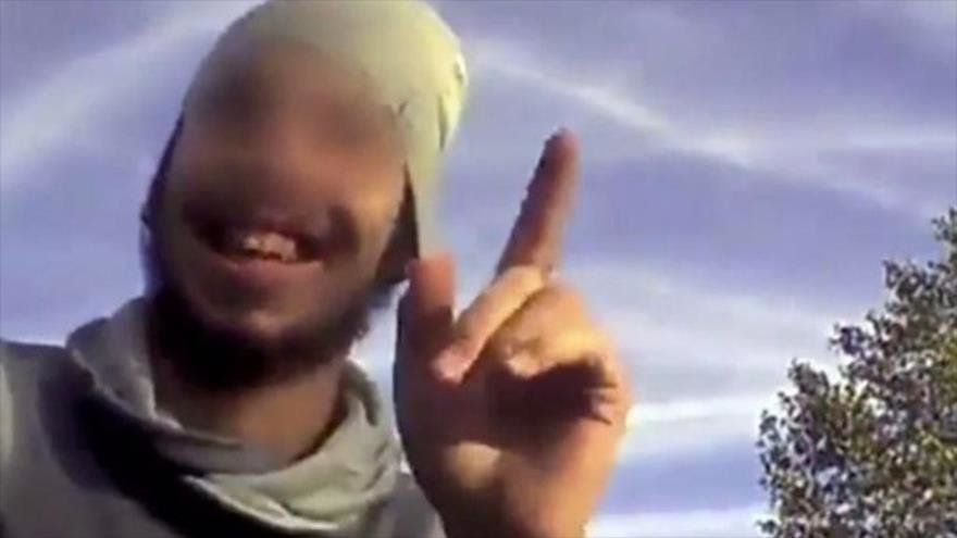 Uno de los terroristas filmados en secreto por el periodista francés.