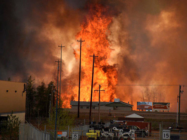 Incendios forestales  Fort McMurray Canadá