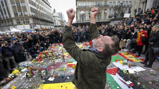 memorial atentados Bruselas- Bélgica