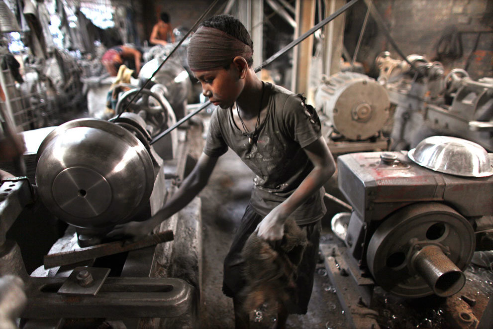 Child labor - modern slave