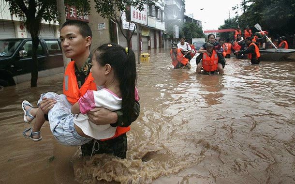 inundaciones China julio