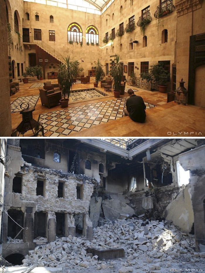 siria antes después guerra