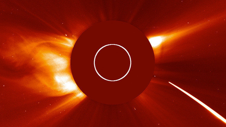 comet sun sol impact 