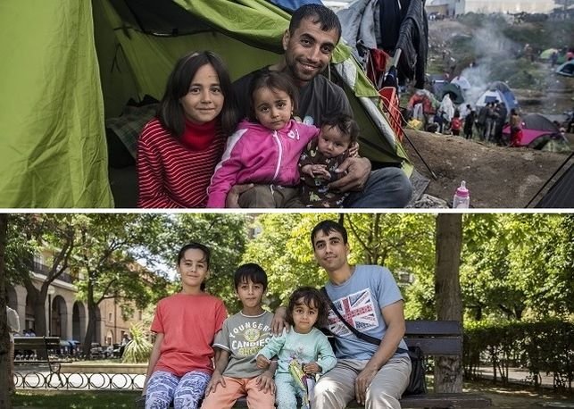 familias refugiadas españa