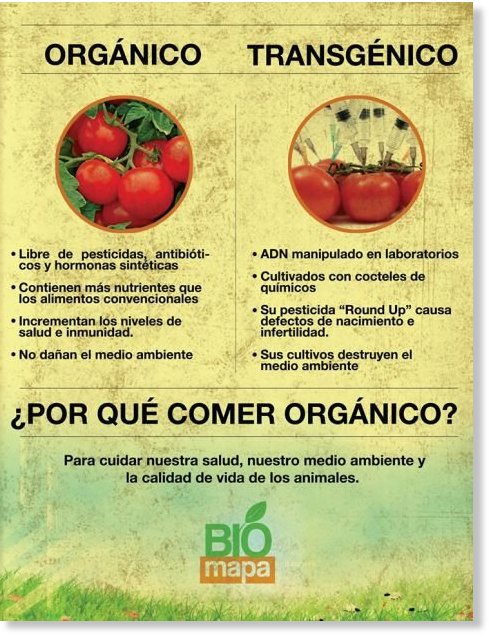 por qué comer orgánico