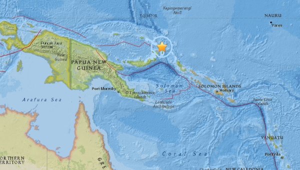 sismo Papúa Nueva Guinea