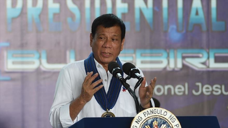 presidente de Filipinas Rodrigo Duterte