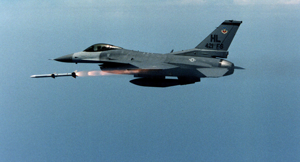 F-16 avión caza EEUU