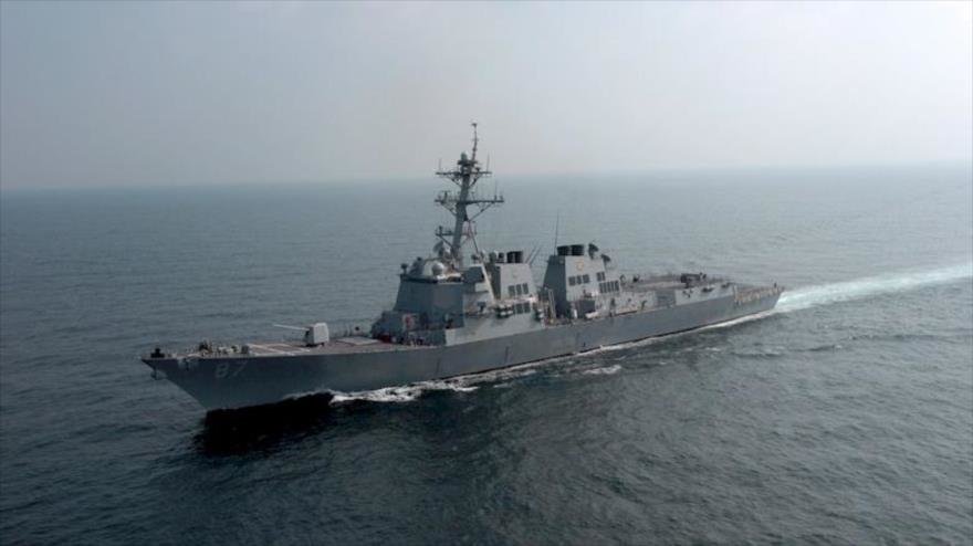 El destructor estadounidense USS Mason