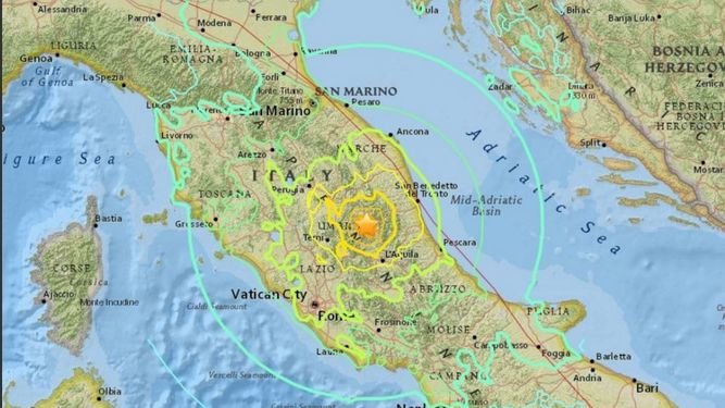 sismo italia octubre 2016
