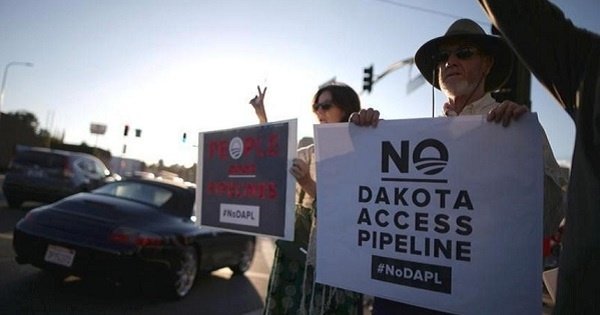 dakota pipeline oleoducto protest 