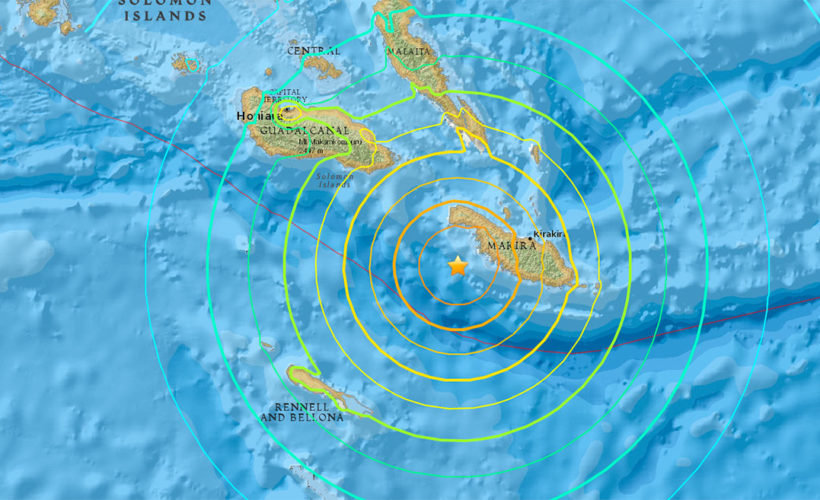 terremoto islas Salomón
