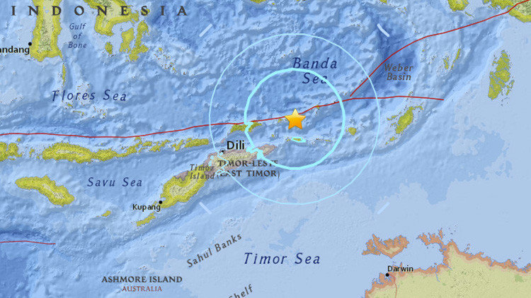 terremoto earthquake timor 